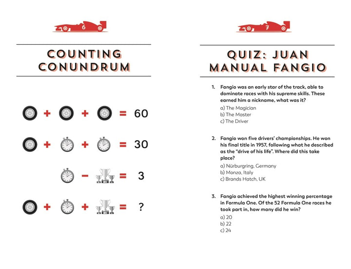 The Formula One Puzzle Book