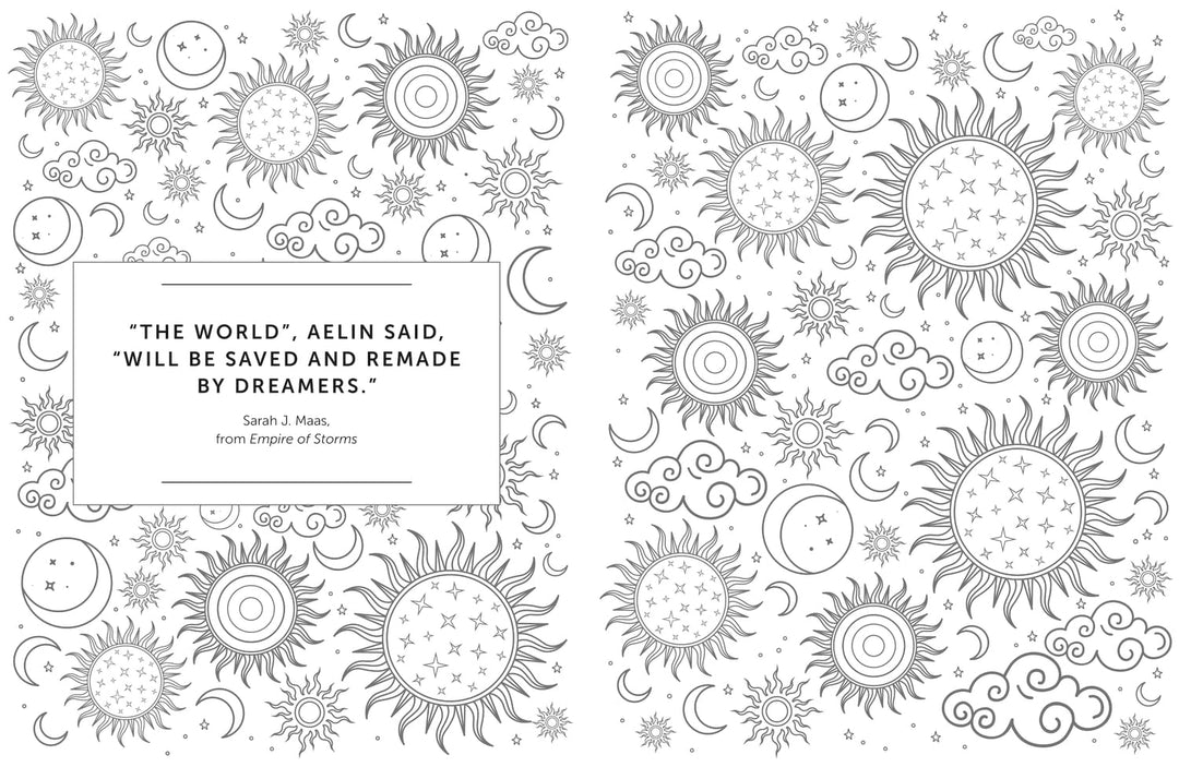 The Romantasy Colouring Book