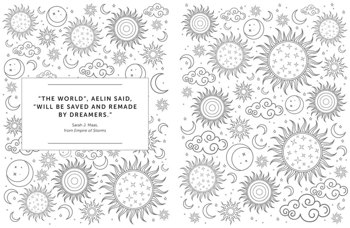 The Romantasy Colouring Book