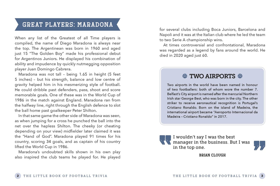 The Little Book of Football Trivia