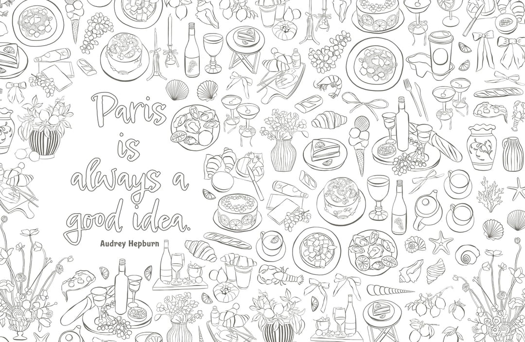 The Paris Colouring Book