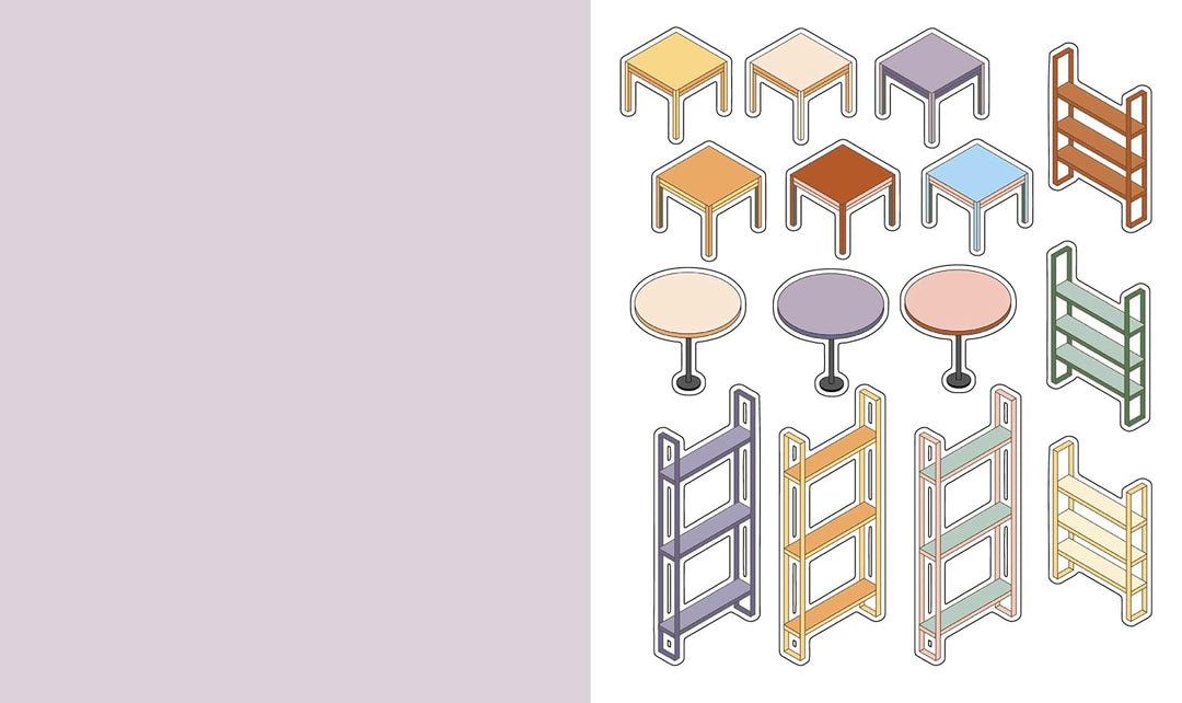 Cute 'n' Cozy Sticker Therapy: Convenience Stores