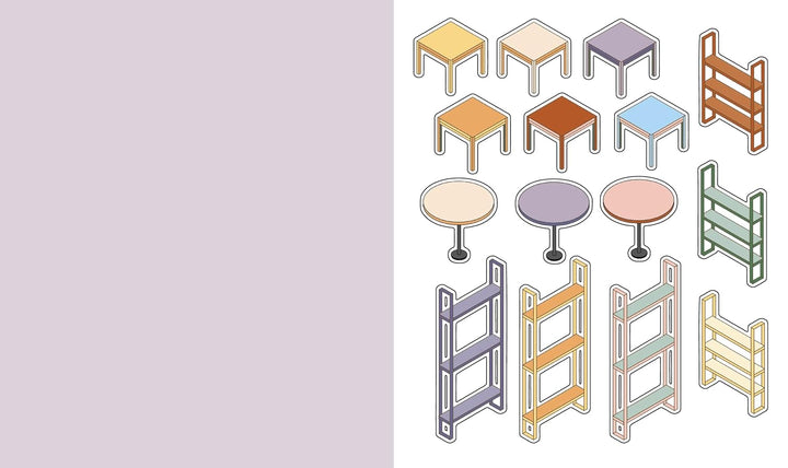 Cute 'n' Cozy Sticker Therapy: Convenience Stores