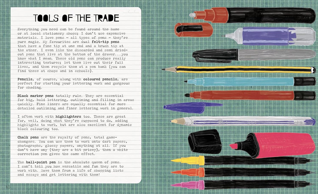 Groovy Hand Lettering Workbook