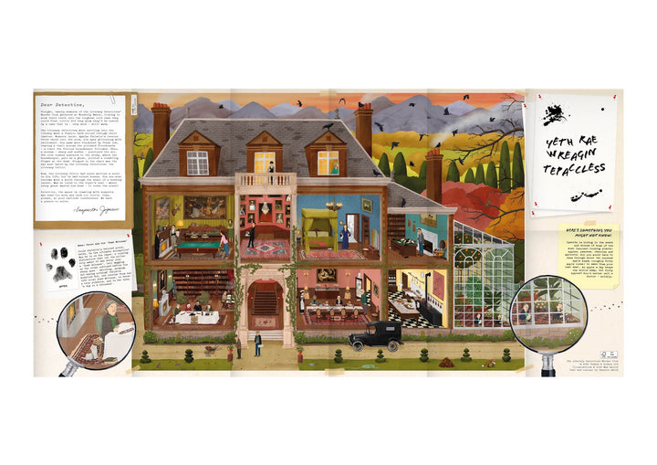 The Literary Detectives' Murder Club - A Whodunnit Jigsaw Puzzle